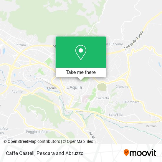 Caffe Castell map