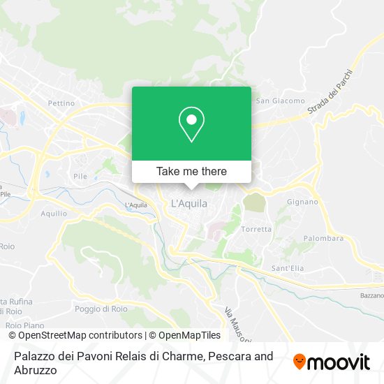 Palazzo dei Pavoni Relais di Charme map