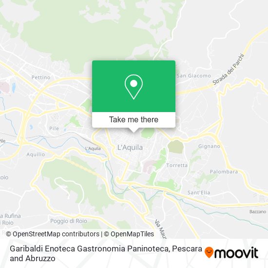 Garibaldi Enoteca Gastronomia Paninoteca map