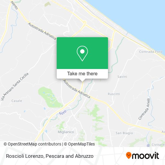 Roscioli Lorenzo map