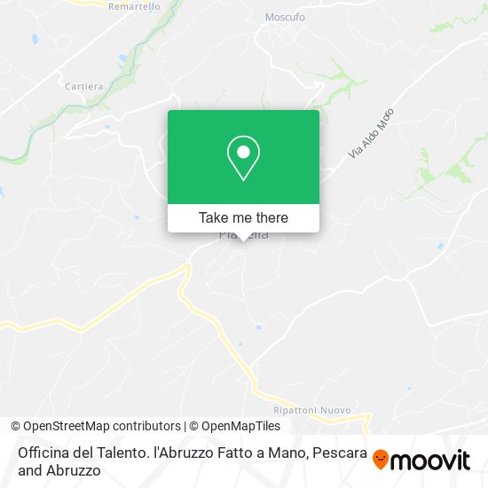 Officina del Talento. l'Abruzzo Fatto a Mano map