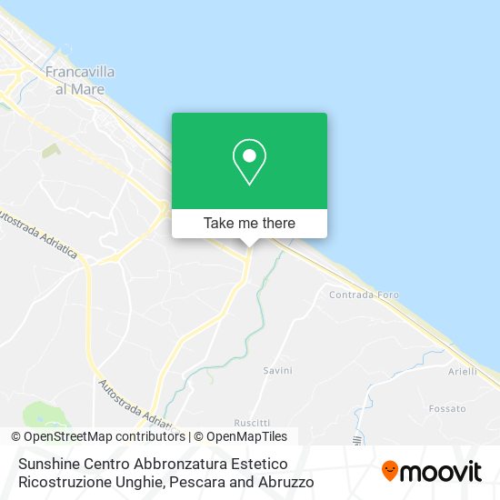 Sunshine Centro Abbronzatura Estetico Ricostruzione Unghie map