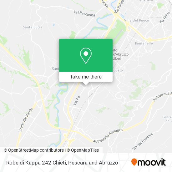 Robe di Kappa 242 Chieti map