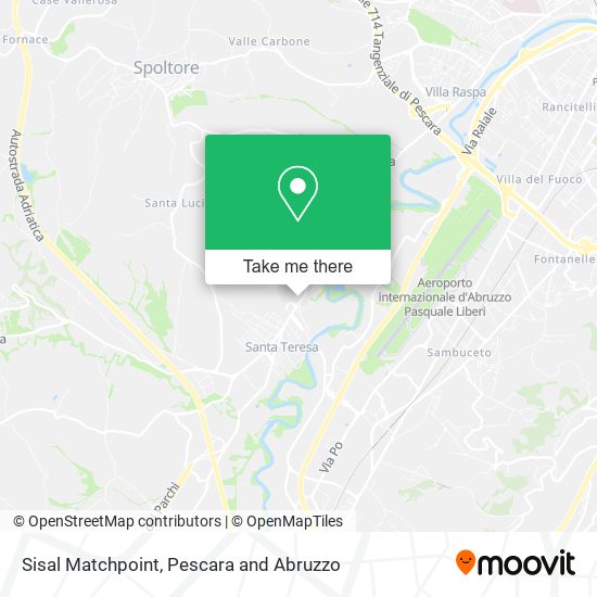 Sisal Matchpoint map