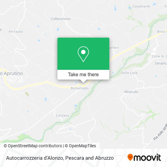 Autocarrozzeria d'Alonzo map