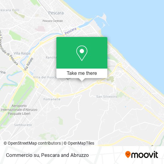Commercio su map