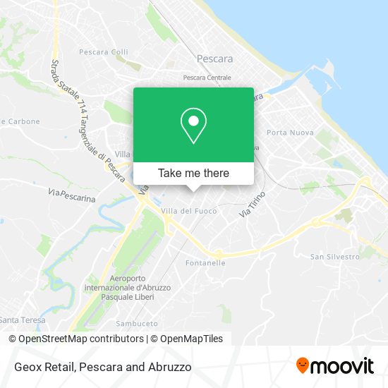 Geox Retail map