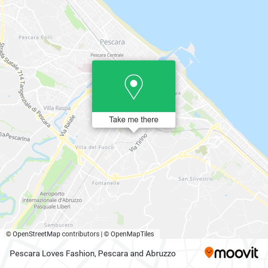 Pescara Loves Fashion map