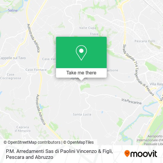P.M. Arredamenti Sas di Paolini Vincenzo & Figli map