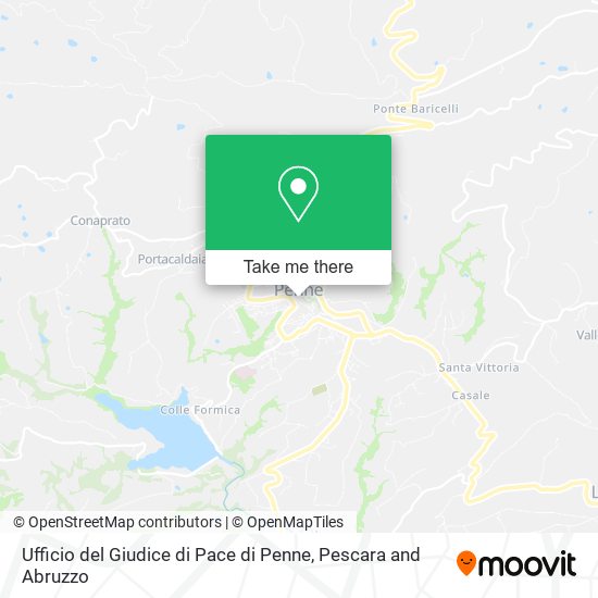 Ufficio del Giudice di Pace di Penne map