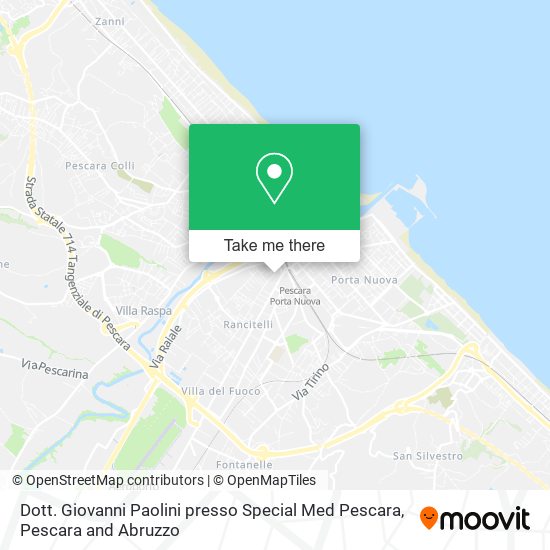 Dott. Giovanni Paolini presso Special Med Pescara map