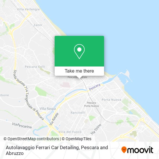 Autolavaggio Ferrari Car Detailing map