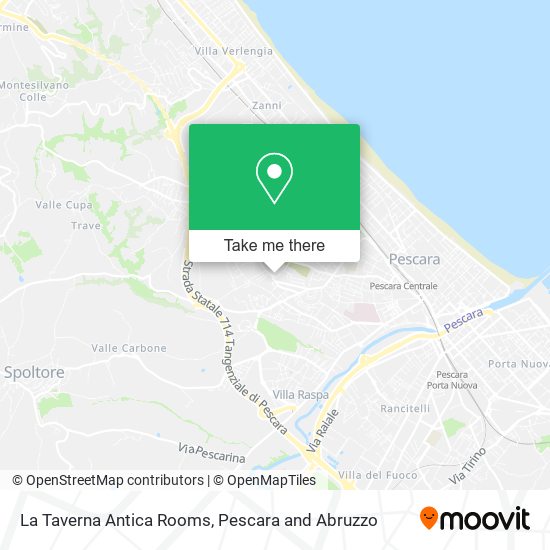 La Taverna Antica Rooms map