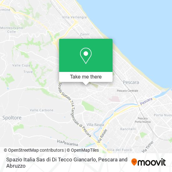 Spazio Italia Sas di Di Tecco Giancarlo map