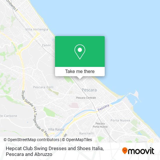 Hepcat Club Swing Dresses and Shoes Italia map