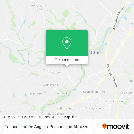 Tabaccheria De Angelis map