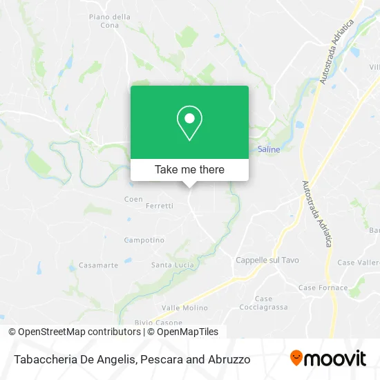 Tabaccheria De Angelis map