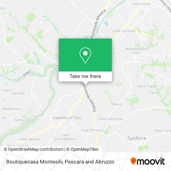 Boutiquecasa Montesilv map