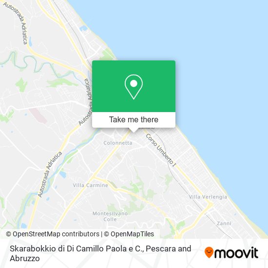 Skarabokkio di Di Camillo Paola e C. map