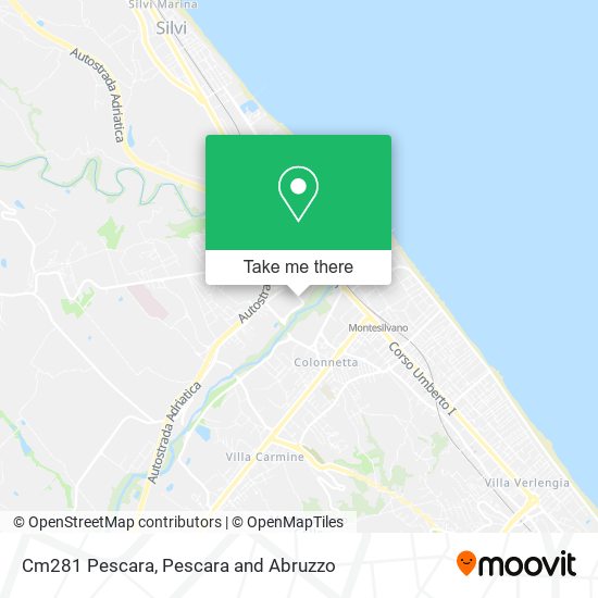 Cm281 Pescara map