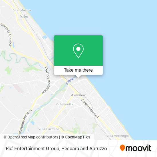 Rio' Entertainment Group map