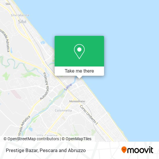 Prestige Bazar map