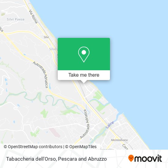 Tabaccheria dell'Orso map
