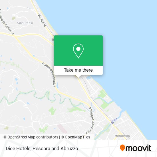 Diee Hotels map
