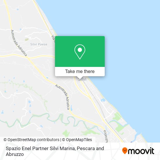 Spazio Enel Partner Silvi Marina map