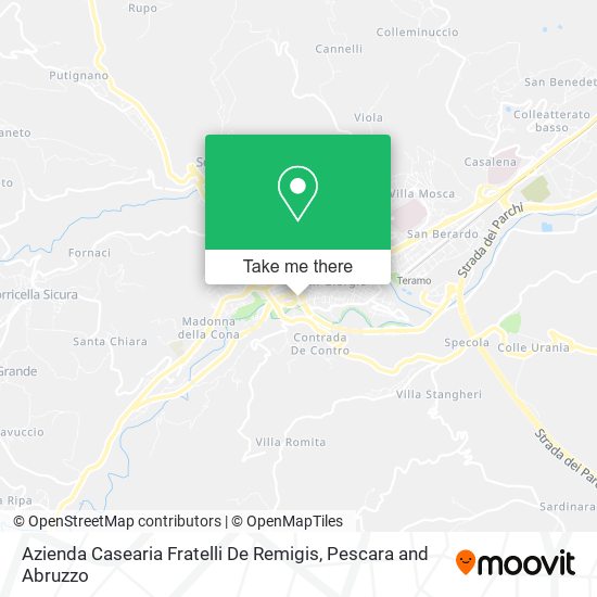 Azienda Casearia Fratelli De Remigis map