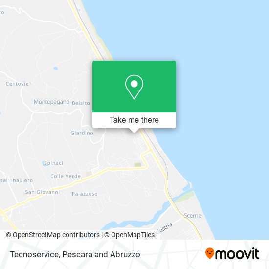 Tecnoservice map