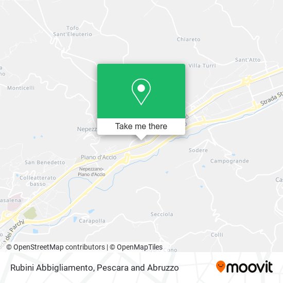 Rubini Abbigliamento map