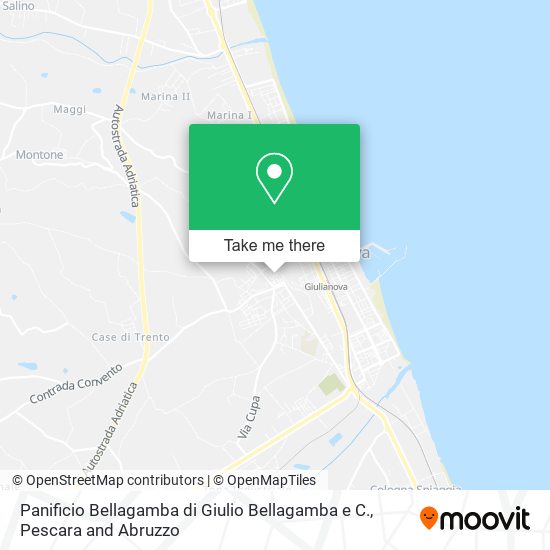 Panificio Bellagamba di Giulio Bellagamba e C. map