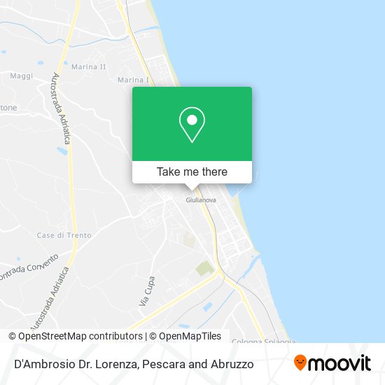 D'Ambrosio Dr. Lorenza map