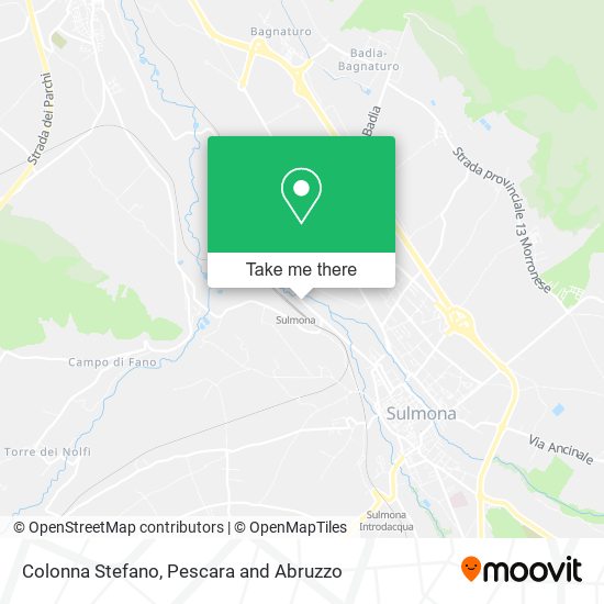 Colonna Stefano map