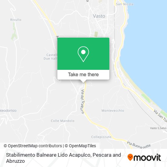 Stabilimento Balneare Lido Acapulco map