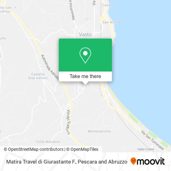 Matira Travel di Giurastante F. map