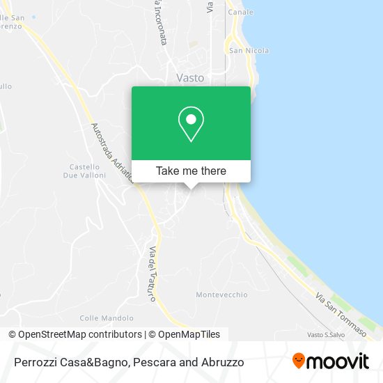 Perrozzi Casa&Bagno map