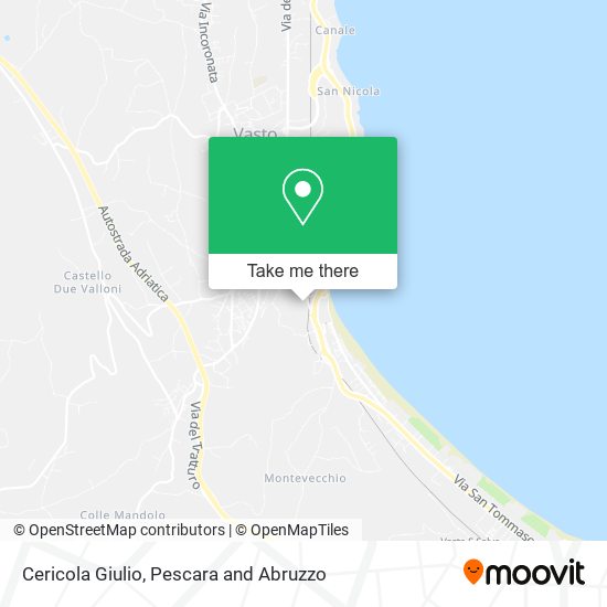 Cericola Giulio map