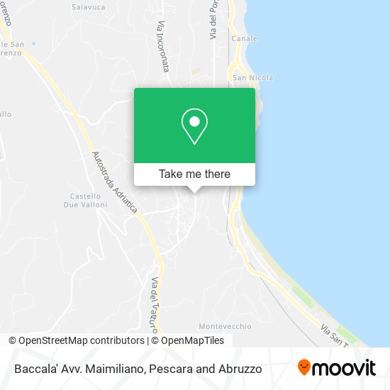 Baccala' Avv. Maimiliano map