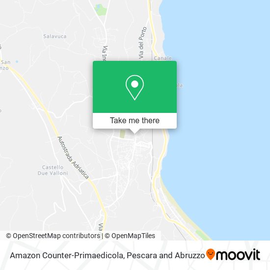 Amazon Counter-Primaedicola map