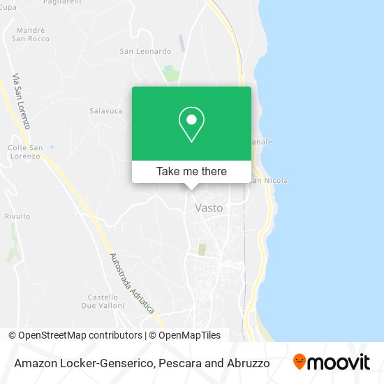 Amazon Locker-Genserico map