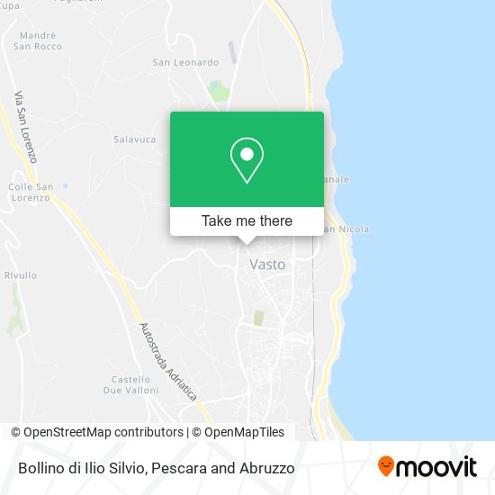 Bollino di Ilio Silvio map