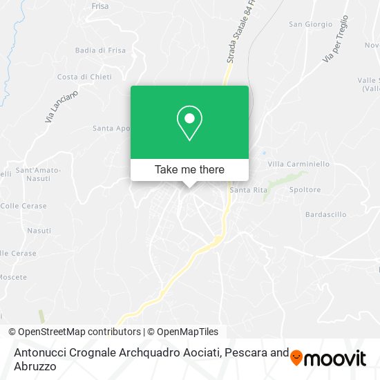 Antonucci Crognale Archquadro Aociati map