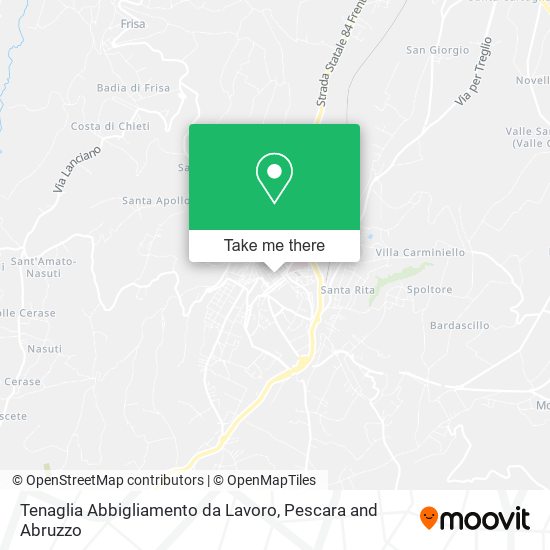Tenaglia Abbigliamento da Lavoro map