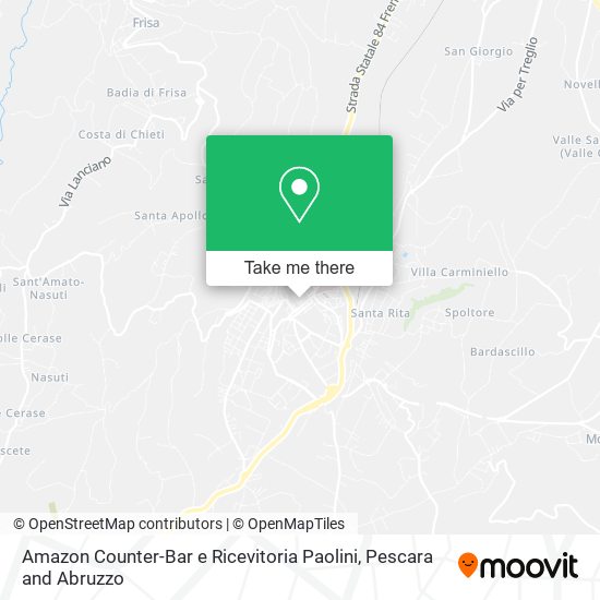 Amazon Counter-Bar e Ricevitoria Paolini map