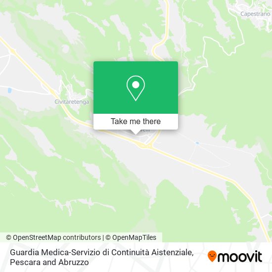 Guardia Medica-Servizio di Continuità Aistenziale map