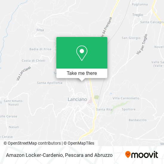 Amazon Locker-Cardenio map