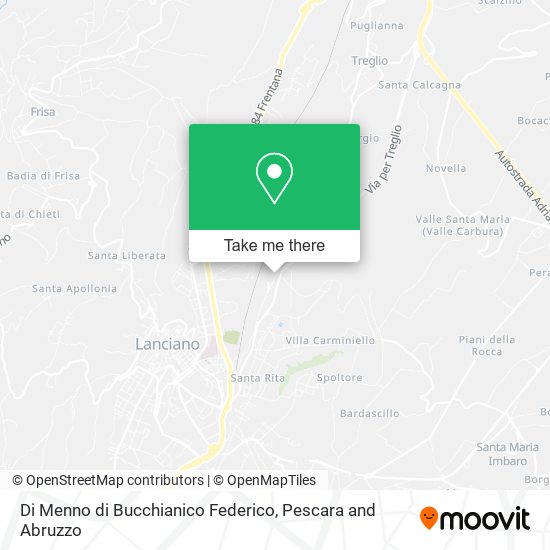 Di Menno di Bucchianico Federico map