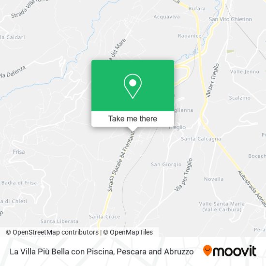 La Villa Più Bella con Piscina map